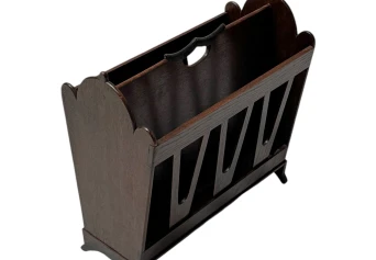 Willem Penaat Art Deco Amsterdam School Magazine Rack for Metz & Co., 1920s